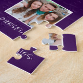 Purple Friendship Photo Collage Custom Puzzle ジグソーパズル (側面)