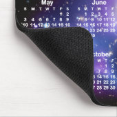 Purple Galaxy Cluster Celestial 2026 Calendar マウスパッド (コーナー)