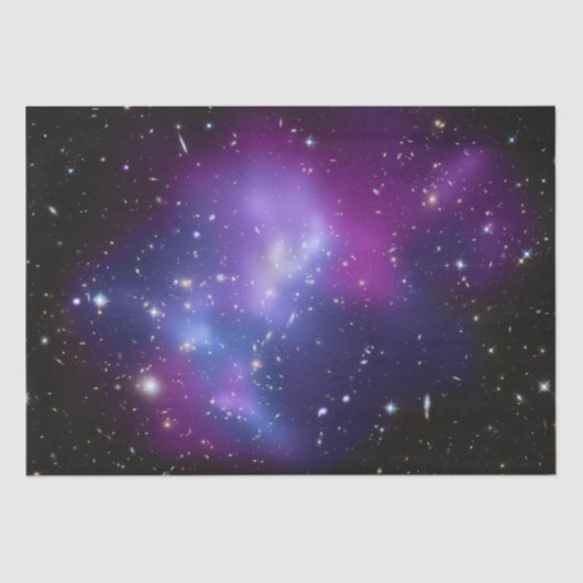 Purple Galaxy Cluster Celestial Photo 薄葉紙 (正面)