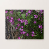 Purple Garden – A Bloom in Focus ジグソーパズル (横)