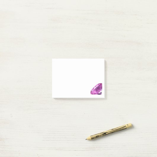 Purple Gem Post-It Notes ポストイット (デスク上)