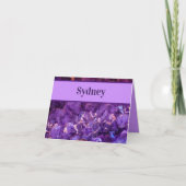 Purple Gemsありがとう カード (正面)