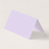 Purple Gingham Coquette Bow Place Card Table Decor (裏面)