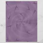 Purple Ginseng Man Bulk Scrapbook Paper Pages チラシ (正面)
