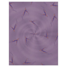 Purple Ginseng Man Bulk Scrapbook Paper Pages