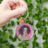 Purple girl キーホルダー (手)