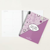 Purple Girly Mid-Century Salon プランナー手帳 (ディスプレー)