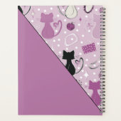 Purple Girly Mid-Century Salon プランナー手帳 (裏面)