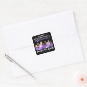 Purple Give To Gain International Women's Day 2026 スクエアシール (封筒)