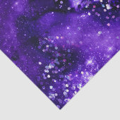 Purple Glam Galaxy Glitter Sparkle Design 薄葉紙 (詳細)