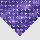 Purple Glam Galaxy Glitter Sparkle Design 薄葉紙 (詳細)