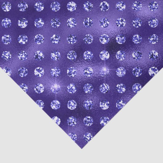 Purple Glam Galaxy Glitter Sparkle Design 薄葉紙 (詳細)