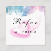 Purple Glitter Luxury Drip Salon 割引カード (正面)