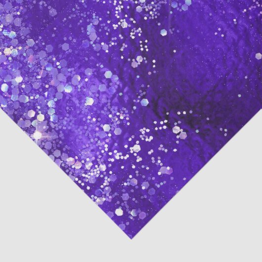Purple Glitter Sparkle Glam Elegant Design 薄葉紙 (詳細)
