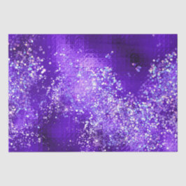 Purple Glitter Sparkle Glam Elegant Design 薄葉紙