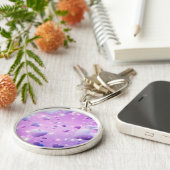 Purple Glow Heart Keychain キーホルダー (側面)