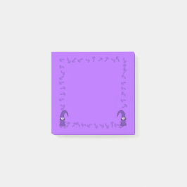 Purple Gnomes with Mushrooms ポストイット