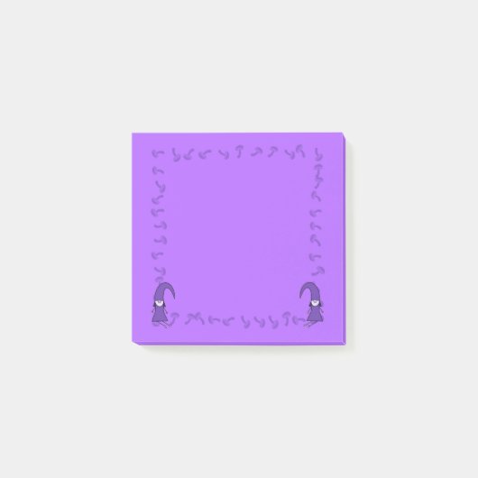Purple Gnomes with Mushrooms ポストイット (正面)