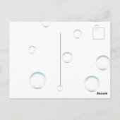 Purple Goat Postcard ポストカード (裏面)