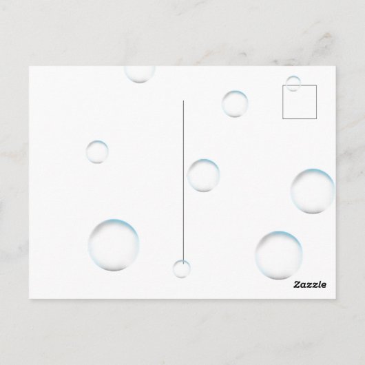 Purple Goat Postcard ポストカード (裏面)