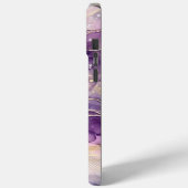 Purple & Gold Alcohol Ink iPhone Case Case-Mate iPhoneケース (裏面 / 左)