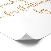 Purple gold butterfly Thank you for fluttering by  ポスター (角)