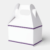 Purple Gold Class of 2026 Graduation Party フェイバーボックス (裏面サイド)