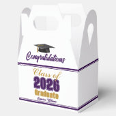 Purple Gold Class of 2026 Graduation Party フェイバーボックス (オープン)