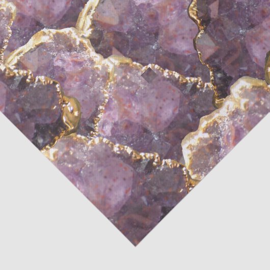 Purple Gold Crystal Collage Tissue Paper 薄葉紙 (詳細)