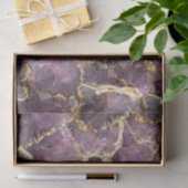 Purple Gold Crystal Collage Tissue Paper 薄葉紙 (ギフト)