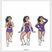 Purple Gold Dots #2 シール (シート)