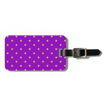 Purple Gold Polka Dot 