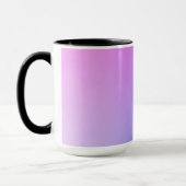 Purple Gradient Vignette Abstract Design マグカップ (左)