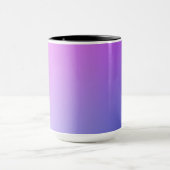 Purple Gradient Vignette Abstract Design マグカップ (中央)