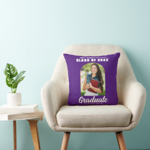 Purple Graduate Photo 2025年3月卒業 クッション