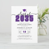 Purple Graduation Party 招待状 (スタンド正面)