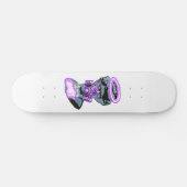 purple graffiti スケートボード (横)