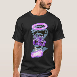 purple graffiti tシャツ