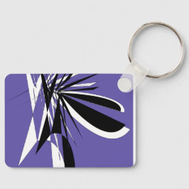 purple graphic keychain / Porte-clés graphique キーホルダー