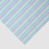 Purple, Green and Blue Pastel Stripes 薄葉紙 (詳細)