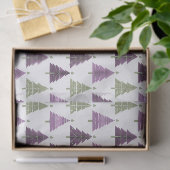 Purple Green Christmas Pattern#24 ID1009 薄葉紙 (ギフト)