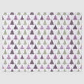 Purple Green Christmas Pattern#24 ID1009 薄葉紙 (正面)
