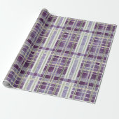 Purple Green Christmas Pattern#2 ID1009 ラッピングペーパー (アンロールド)