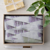 Purple Green Christmas Pattern#8 ID1009 薄葉紙 (ギフト)