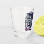 Purple, Green, Pink, Marble Artwork ショットグラス (左)