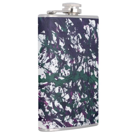Purple, Green, Pink, Marble Artwork フラスク (右)