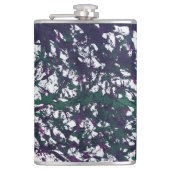 Purple, Green, Pink, Marble Artwork フラスク (正面)