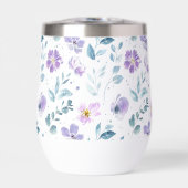 Purple Green Watercolor Wildflower (正面)