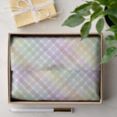 PURPLE GREEN YELLOW EASTER PLAID PATTERN 薄葉紙 (ギフト)