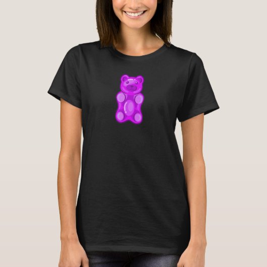 Purple Gummy Bear Candy Tシャツ (正面)